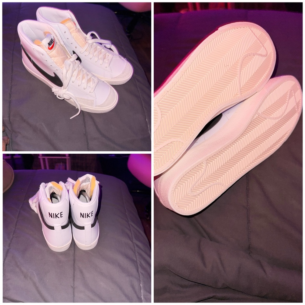 Nike Blazer Hi Black and White